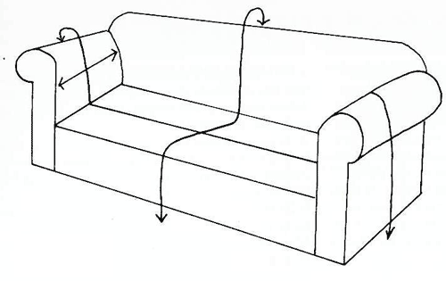 patrones para fundas de sofas