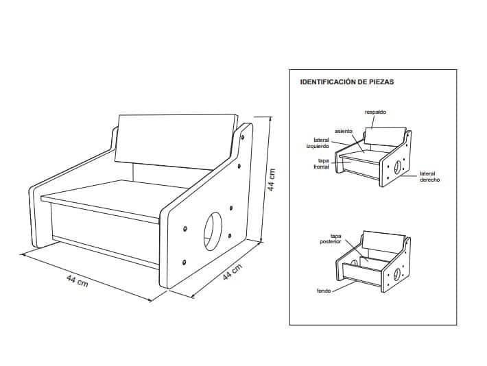 patrones para muebles de madera